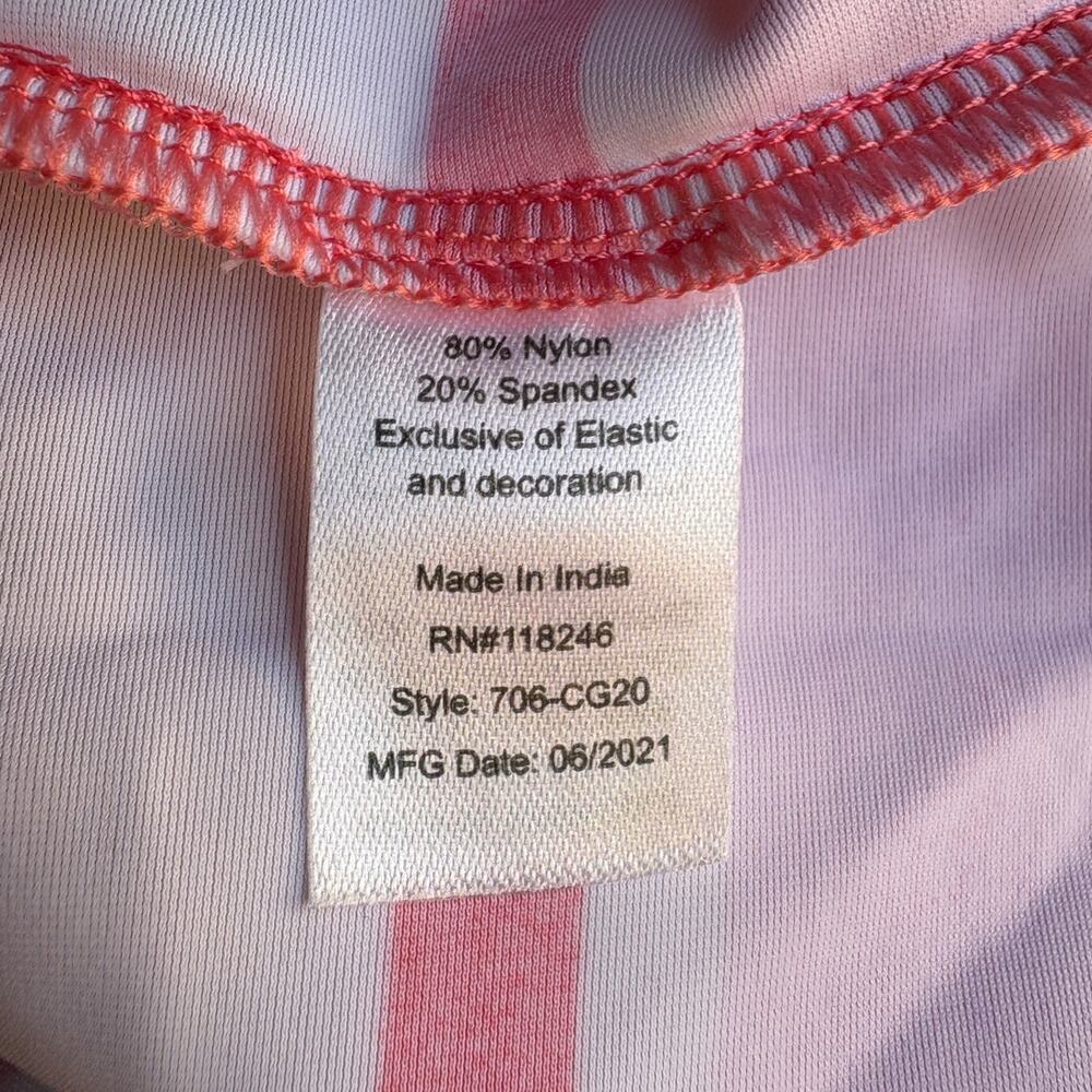 Cabana Life Coral Geo Coverluxe Smocked Dress Off the Shoulders UPF 50+ size XL - Picture 9 of 12